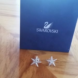 Swarovski Crystal Starfish earrings